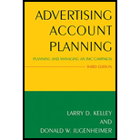 Advertising Account Planning : Planning and Managing an Imc Campaign