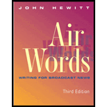 Air Words : Writing for Broadcast News