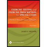 Exercise Testing and Exercise Prescription for Special Cases ...