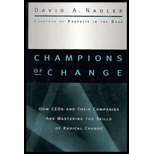 Champions of Change (Hardback)