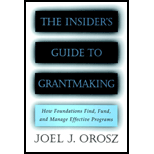 Insider's Guide to Grantmaking : How Foundations Find, Fund, and Manage Effective Programs
