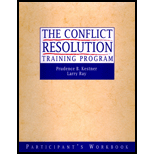 Conflict Resolution Training Program - Participant's Workbook