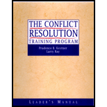 Conflict Resolution Training Program : Leader's Manual