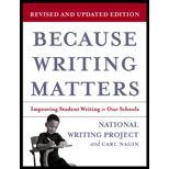 Because Writing Matters: Improving Student Writing in Our Schools - Revised and Updated