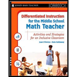 Differentiated Instruction for the Middle School Math Teacher: Activities and Strategies for an Inclusive Classroom