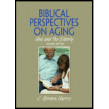 Biblical Perspectives on Aging (Paperback)