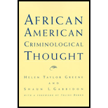 African American Criminological Thought