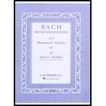 371 Harmonized Chorales and 69 Chorale Melodies / With Figured Bass