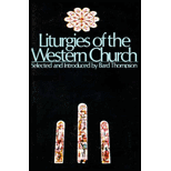 Liturgies of the Western Church (Paperback)
