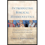 Introducing Biblical Hermeneutics