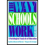 Way Schools Work :  A Sociological Analysis of Education