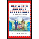 Red, White, and Blue Letter Days : An American Calendar