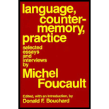 Language, Counter-Memory, Practice : Selected Essays and Interviews