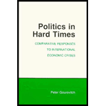 Politics in Hard Times: Comparative Responses to International Economic Crises