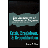 Breakdown of Democratic Regimes: Crisis, Breakdown, and Reequalibrium