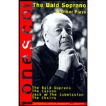 Bald Soprano, Lesson, Jack, or the Submission, The Chairs