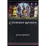 Cherokee Women: Gender and Culture Change, 1700-1835