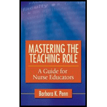 Mastering the Teaching Role : Guide for Nurse Educators