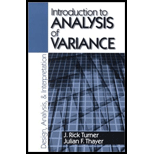 Introduction to Analysis of Variance : Design, Analyis and Interpretation