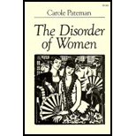 Disorder of Women : Democracy, Feminism and Political Theory