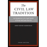 Civil Law Tradition : An Introduction to the Legal Systems of Europe and Latin America