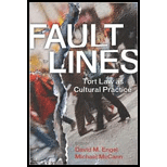 Fault Lines: Tort Law as Cultural Practice