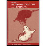 Behavior Analysis and Learning