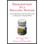 Prescription for Healthy Nation