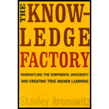 Knowledge Factory Dismantling the Corporate University and Creating True Higher Learning