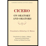 Cicero On Oratory and Orators