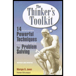 Thinker's Toolkit: Fourteen Powerful Techniques for Problem Solving