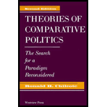 Theories of Comparative Politics : The Search for a Paradigm Reconsidered