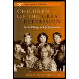 Children of Great Depression : Social Change in Life Experience, 25th Anniversary Edition