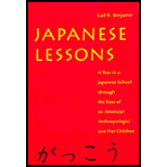 Japanese Lessons : A Year in a Japanese School Through the Eyes of an American Anthropologist and Her Children