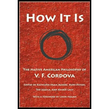 How It Is: The Native American Philosophy of V. F. Cordova