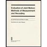 Evaluation of Joint Motion : Methods of Measurement and Recording