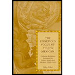 Enormous Vogue of Things Mexican : Cultural Relations Between the United States and Mexico, 1920-1935
