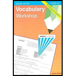 Vocabulary Workshop, Level G: Enhanced Edition