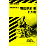 Cliffs Notes on Shakespeare's The Merchant of Venice