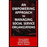 Empowering Approach to Managing Social Service Organizations