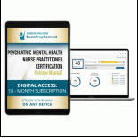 Psychiatric-Mental Health Nurse Practitioner Certification Review (Digital Access: 18-Month Subscription) - Nova