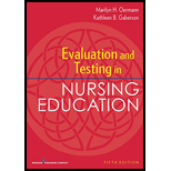 Evaluation and Testing in Nursing Education