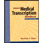 Delmar's Medical Transcriptionist Handbook