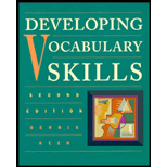 Developing Vocabulary Skills