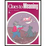 Clues to Meaning: Book A