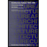 Architecture Culture, 1943-1968: A Documentary Anthology