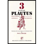 Three Plays by Plautus