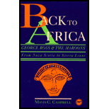 Back to Africa : George Ross and the Maroons : From Nova Scotia to Sierra Leone