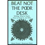 Beat Not the Poor Desk : Writing : What to Teach, How to Teach It, and Why
