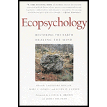 Ecopsychology: Restoring the Earth, Healing the Mind